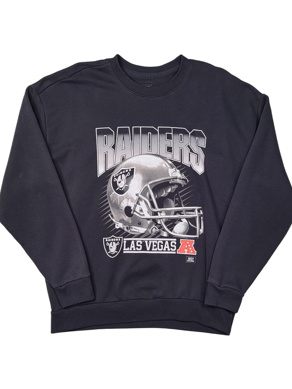 NFL Team Apparel Las Vegas Raiders Retro Style Crewneck Sweatshirt Mens XL